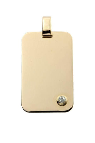 Pendentif Pendentif plaque diamant 58 Facettes 30961