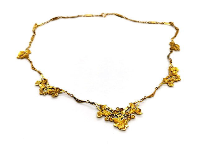 Collier Collier Art déco Or jaune Diamant 58 Facettes 1120170CD