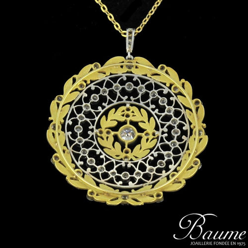 Pendentif Pendentif diamants rosace 58 Facettes 13-069-7402260