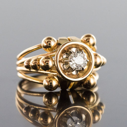 Bague 49 Bague diamant années 60 58 Facettes CV18-5420472-52