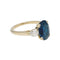 Bague 55 Bague Mauboussin saphir 3.44 cts et diamants. 58 Facettes 30158