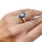 Bague 55 Bague Mauboussin saphir 3.44 cts et diamants. 58 Facettes 30158