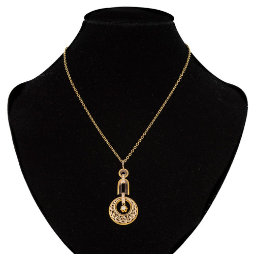Pendentif Pendentif ancien or rose perles fines 58 Facettes CVP15