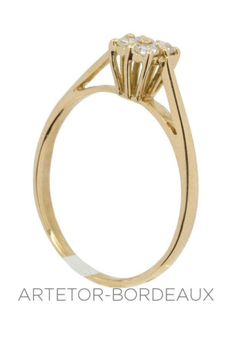 Bague 57 Bague style solitaire 58 Facettes 34171