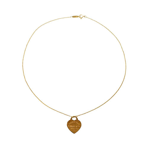 Collier Collier Tiffany & Co. "Please return to" en or jaune. 58 Facettes 30234