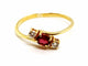 Bague 51 Bague Or jaune Rubis 58 Facettes 1161972CD