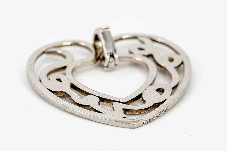 Pendentif Repossi Pendentif Love Or blanc Diamant 58 Facettes 00041GD