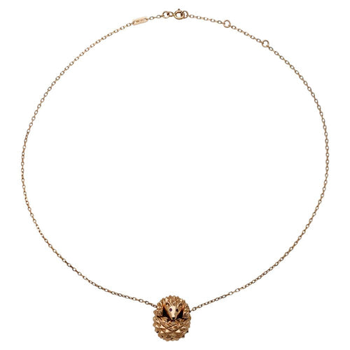 Collier Collier Boucheron, "Hans, le Hérisson" en or rose, rubis et diamant noir. 58 Facettes 30248