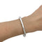 Bracelet Bracelet jonc rigide carré en or blanc 58 Facettes 30360