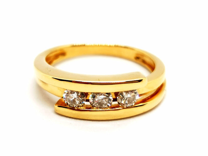 Bague 53 Bague Or jaune Diamant 58 Facettes 1137225CN