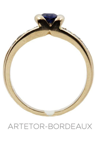 Bague 52 Bague spinelle et diamants 58 Facettes 32411