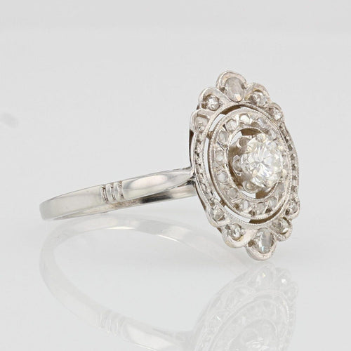 Bague 58 Bague ancienne diamants art déco 58 Facettes 20-581-50