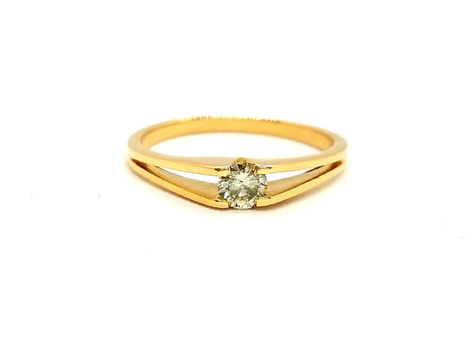Bague 52 Bague Solitaire Or jaune Diamant 58 Facettes 758208CN