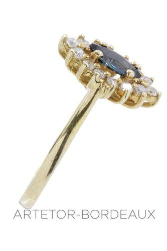 Bague 53 Bague spinelle et diamants 58 Facettes 28551
