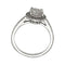 Bague 53 Bague solitaire diamant 1,01 carat en or blanc. 58 Facettes 29746