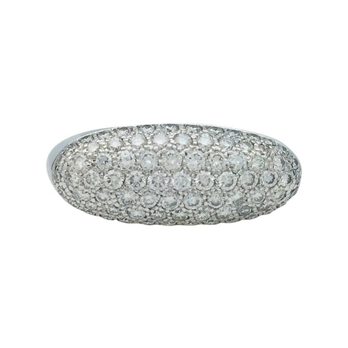 Bague 52 Bague Hermès "Etrier" en or blanc et diamants 58 Facettes 26658-1