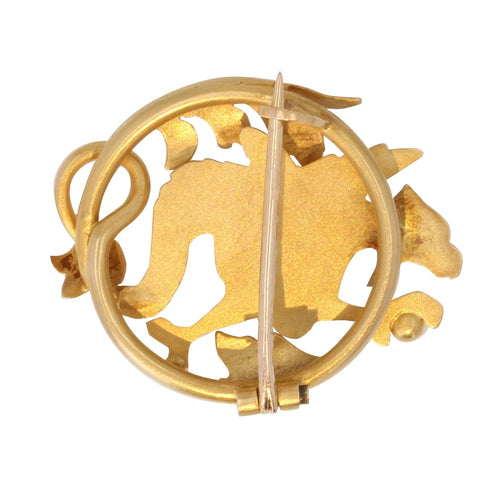 Broche Broche ancienne chimère à la perle 58 Facettes 20-609