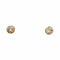 Boucles d'oreilles Puces diamants en or rose. 58 Facettes 29610