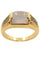 Bague 54 Bague pierre de lune et topazes 58 Facettes 23091