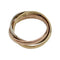 Bague 44 Bague Cartier "Trinity" 3 ors, petit modèle. 58 Facettes 30160