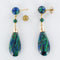 Boucles d'oreilles Boucles d'oreilles azurmalachites et malachites 58 Facettes 20-134