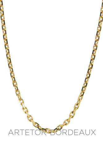 Collier Chaîne maille forçat 58 Facettes 34151