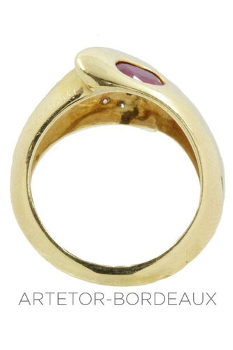 Bague 51 Bague rubis et diamants 58 Facettes 15521