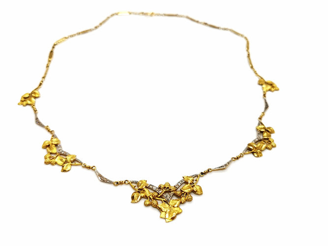 Collier Collier Art déco Or jaune Diamant 58 Facettes 1120170CD