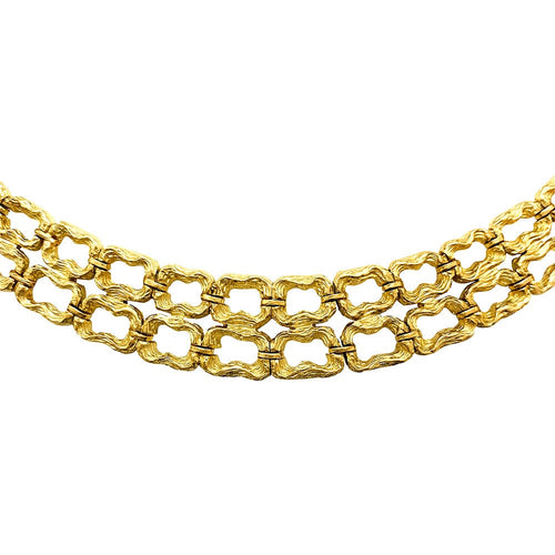 Collier Un collier vintage en or jaune. 58 Facettes 30090
