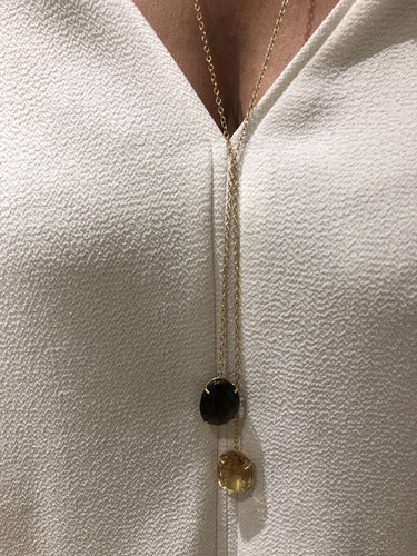 Collier Collier or jaune en négligé 58 Facettes 1