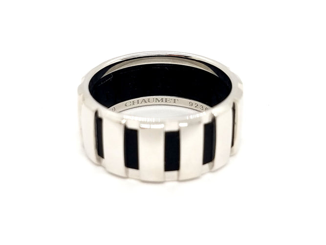 Bague 64 Chaumet Bague Class one Or blanc 58 Facettes 750305CN