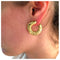Boucles d'oreilles Boucles d'oreilles créoles Marina B,"Onda", or jaune. 58 Facettes 27298