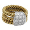 Bague 51 Bague Pomellato vintage deux ors et diamants. 58 Facettes 28997