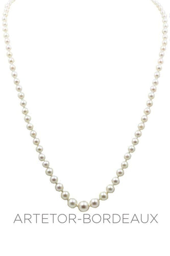 Collier Collier de perles en chute 58 Facettes 28571