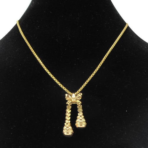 Pendentif Pendentif nœud et pampilles en or 58 Facettes 17-119