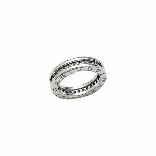 Bague 49 Bague Bulgari, "B.Zero1", or blanc et diamants. 58 Facettes 30460