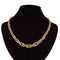 Collier Collier or jaune maille imbriquée 58 Facettes 19-556