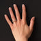 Bague 53 Bague ancienne jarretière perles fines diamants 58 Facettes 19-194