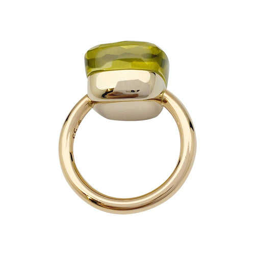 Bague 55 Bague Pomellato, "Nudo Assoluto", deux ors et quartz lemon. 58 Facettes 30171