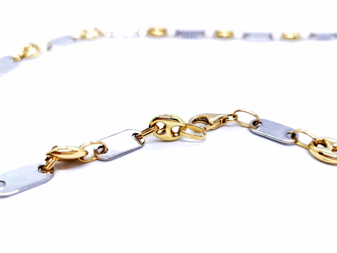 Collier Collier Grain de café Or jaune 58 Facettes 851001CN