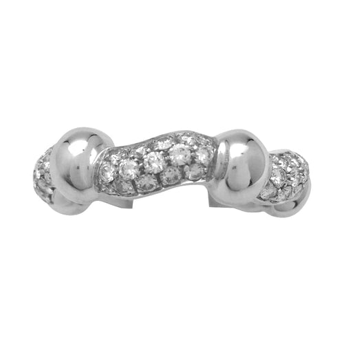Bague 54 Bague Boucheron en or blanc, diamants. 58 Facettes 26168-1