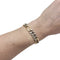 Bracelet Bracelet gourmette en or blanc et jaune, diamants. 58 Facettes 30330