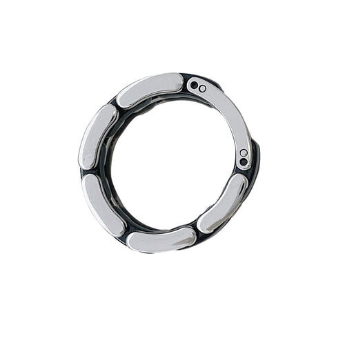 Bague 53 Bague Chanel, modèle "Ultra", en or blanc, céramique noire et diamants. 58 Facettes 30019