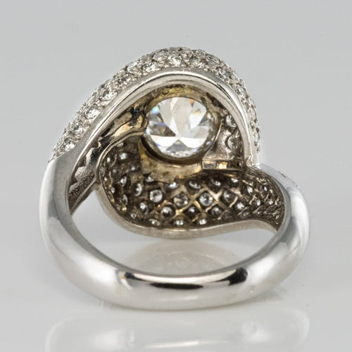 Bague 50 Bague tourbillon diamants or blanc 58 Facettes 15-269-50-1