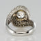 Bague 50 Bague tourbillon diamants or blanc 58 Facettes 15-269-50-1