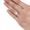Bague 52 Bague solitaire en or blanc, diamant 0,71 carat G/SI1. 58 Facettes 29064