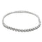Bracelet Bracelet ligne Cartier "C de Cartier" en or blanc et diamants. 58 Facettes 30089