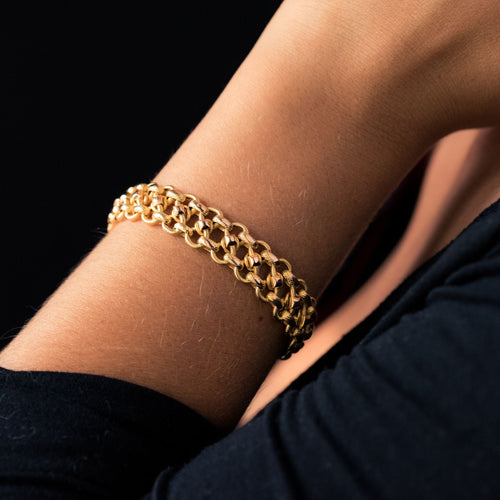 Bracelet Bracelet ancien or ciselé 58 Facettes 20-224