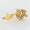 Broche Broche ancienne rose articulée et diamants 58 Facettes 00-136