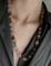 Collier Poiray - Long Collier en or jaune, boules de quartz rosette et tanzanite 58 Facettes
